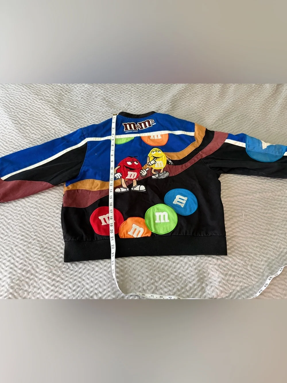 M&M'S Black Kids Embroidered Candy Patch Jacket